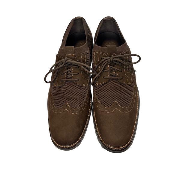 Dockers Hawking Knit Smart Series Wingtip Oxfords men’s 12m brown suede NWOB main image 6